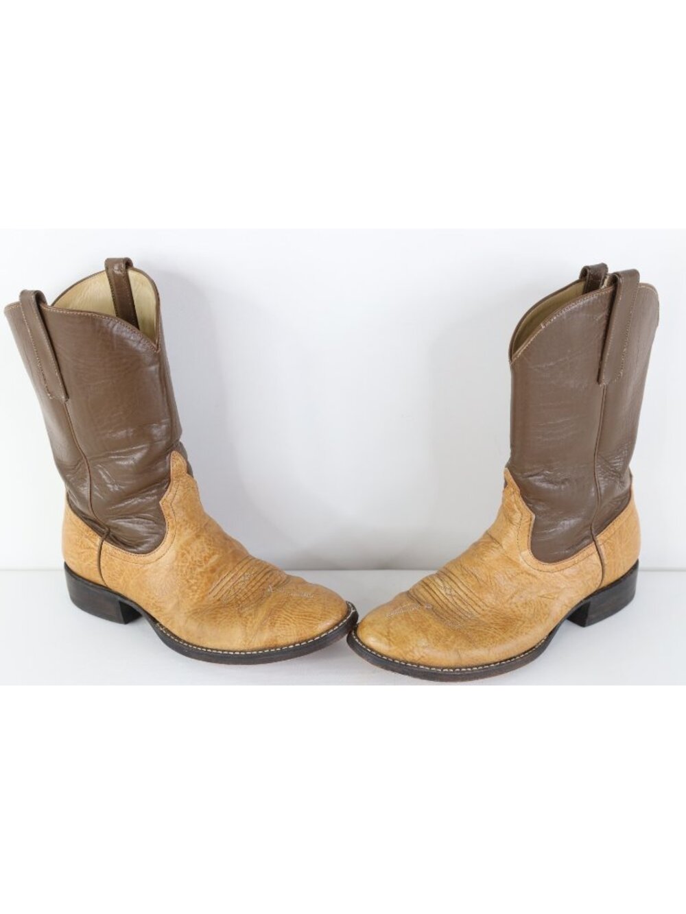 Vtg 80s 90s Rockabilly Womens 10 Tribal Leather Western Rodeo Cowboy Boots USA